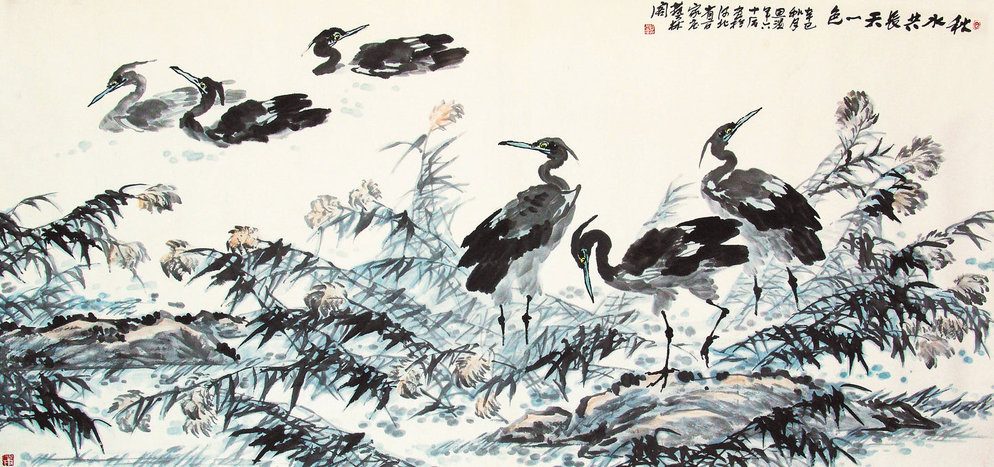 f8秋水共长天一色辛巳年2001