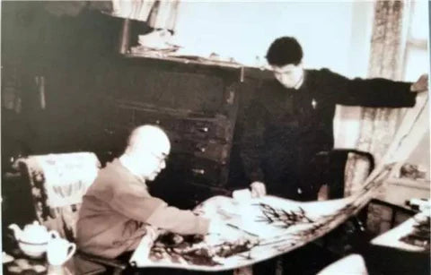 a95春风杨柳拂人面己卯年1999(1964年著名国画大师王雪涛先生为弟子赵思温作品点评）